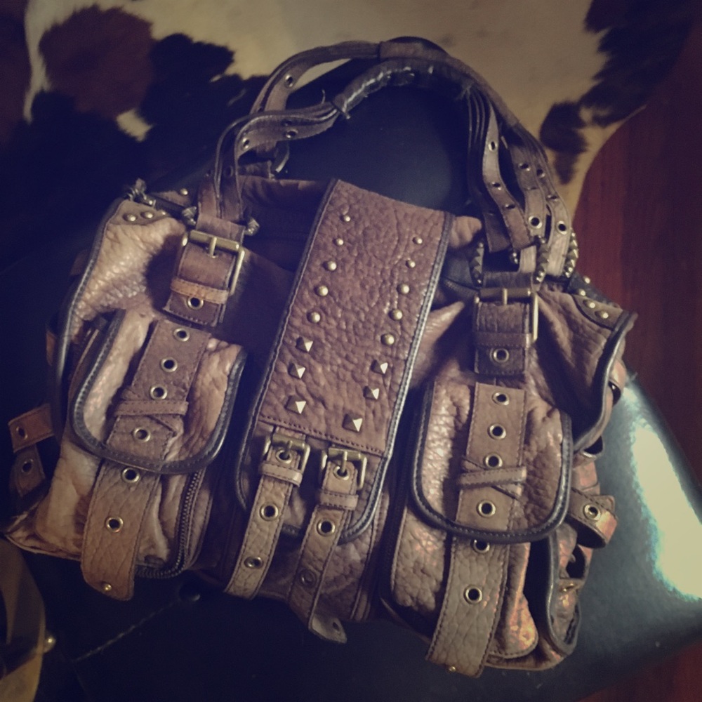 Betsy Johnson leather handbag